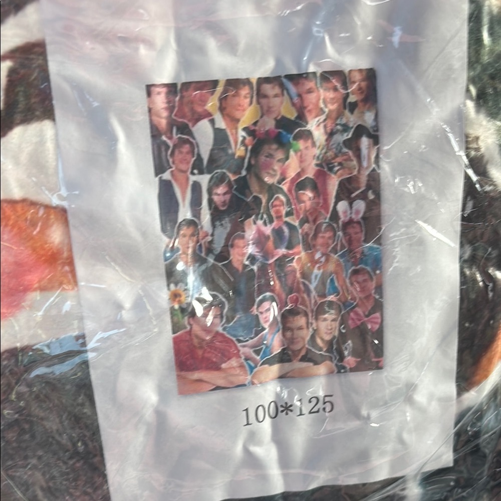 Patrick Swayze Blanket new in package